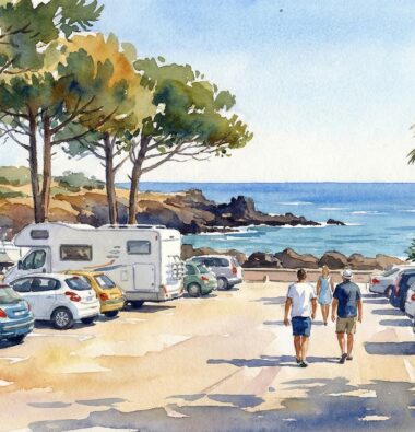 Camping Le Rochelongue : Cap Agde Parking