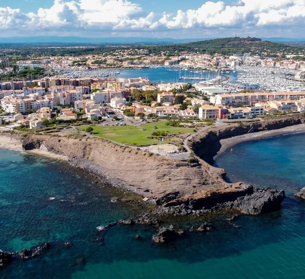 vue aerienne rochelongue